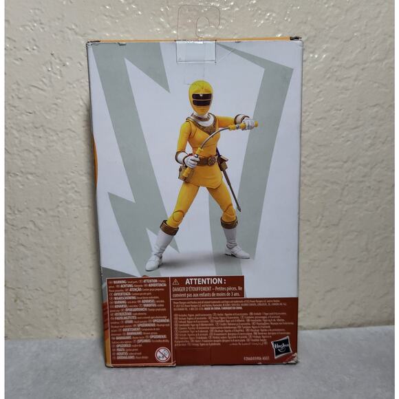 Power Rangers Lightning Collection Zeo Yellow Ranger (Hasbro, 2021) New Sealed - Picture 7 of 10